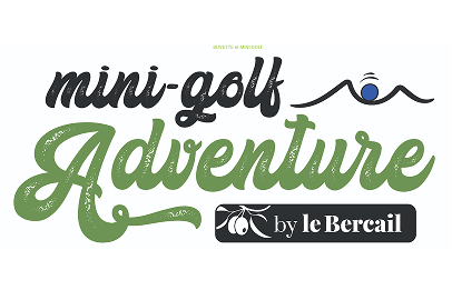 Logo mini-golf Adventure by Le Bercail